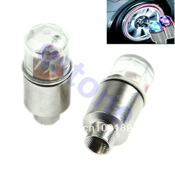 

wholesale- 1 pair led motor cycling bike bicycle tire caps neon spoke wheel lights high quality