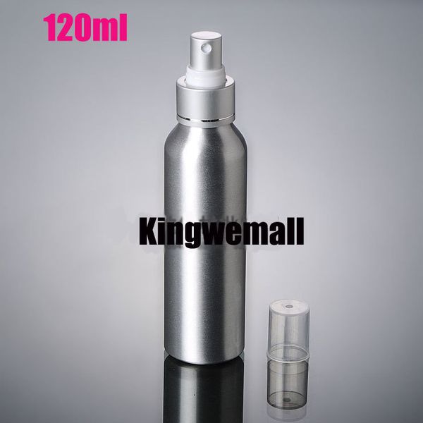 Großhandel 300 teile/los Kapazität 120 ml Leere Elektrische Aluminium sprühflasche Behälter Für Kosmetikverpackungen LE23