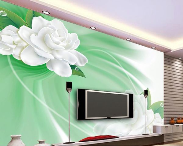 

classic 3d european style rose 3d box tv background wall