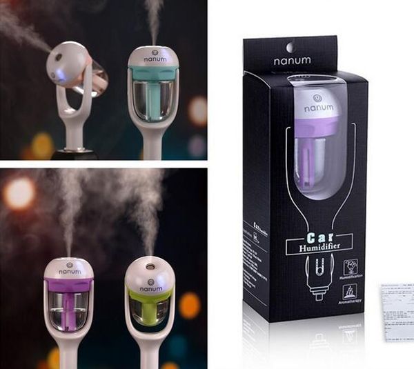 

12v car humidifier nanum air conditioners purifier aroma diffuser essential oil diffuser for aromatherapy mist maker ultrasonic