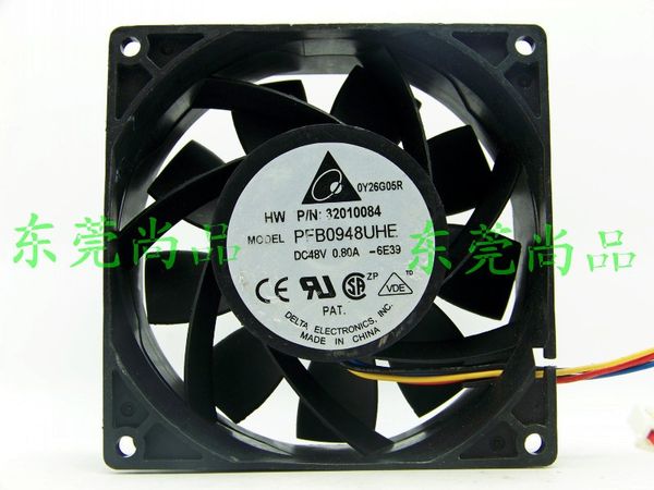 

for delta pfb0948uhe 48v 0.80a 9038 / 9cm 4 -pin converter / server cooling fan