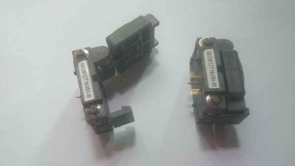 

08qn12t16050 plastronics qfn8pin ic test socket 1.27mm pitch ic body size 6x5mm burn in socket