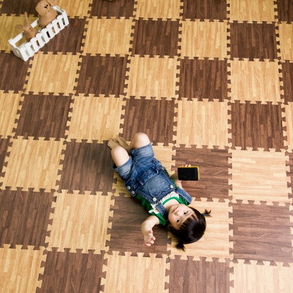 2019 2017 Wood Grain Eva Mat Baby Floor Mat Environmental Baby Playmats Eva Foam Interlocking Exercise Gym Floor Play Mats From Beryl77 1 11