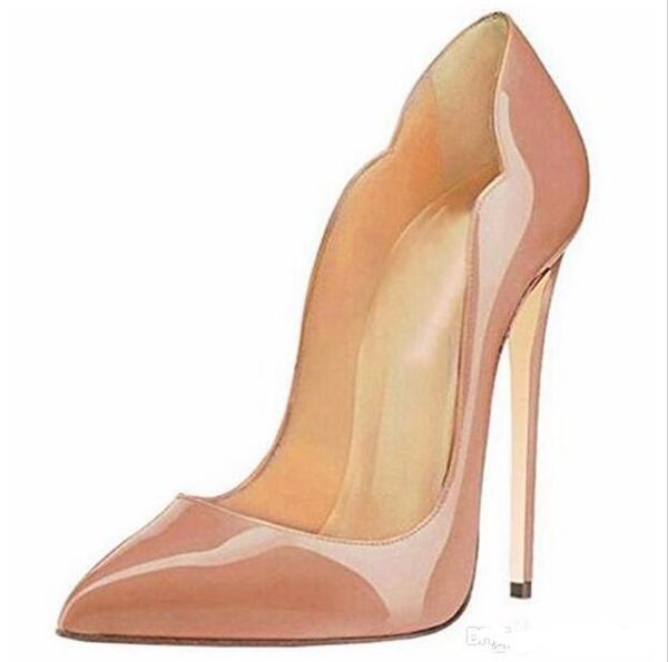 

Дамы дизайнер обувь женщины роскошь так Кейт 12 см/10 см лакированная кожа черный Обнаженные каблуки Pigalle мода свадебные туфли женщины насосы