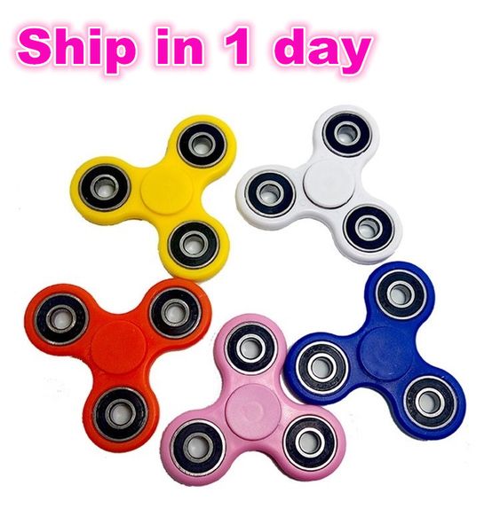 Cheap Fidget Spinner Hand Spinner Tri Fidget Ball Desk Focus Toy Edc 