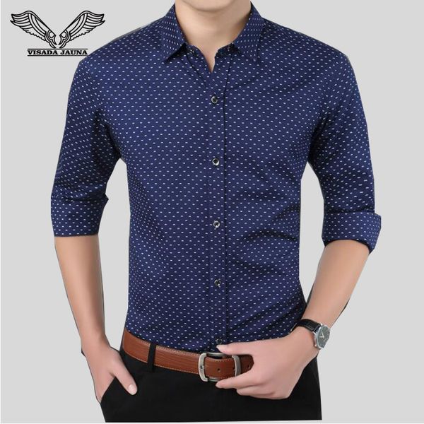 

wholesale- business men dress shirts 2017 new arrvials cotton mens shirt long-sleeved casual camicia uomo fashion print male shirts n808, White;black