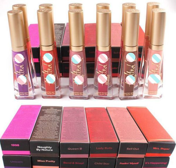 

2017 new women melted matte liquid matte lipstick waterproof lip gloss lipgloss beauty lipstick 12 color ing