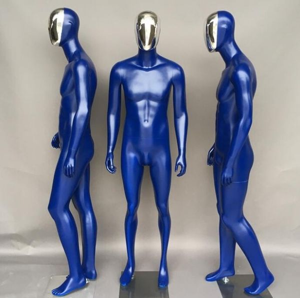 

матовый синий покрытие мужская одежда глава модель реквизит /костюм спортивный мужской шоу непоседа шитье-манекен schaufensterpuppe b622, Khaki