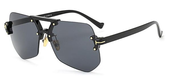 

side 2017 transparent fashion color don't sunglasses new frameless sunglasses gauge spring 97301 fjwrl, White;black