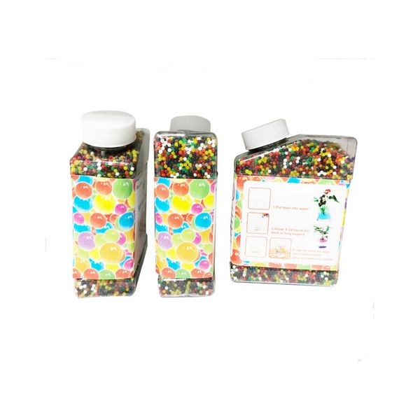 

2017 New 42000pcs pack Water Aqua Crystal Soil Wedding Gel Ball Beads Vase Centerpiece Water Beads Magic Jelly Ball After soaking