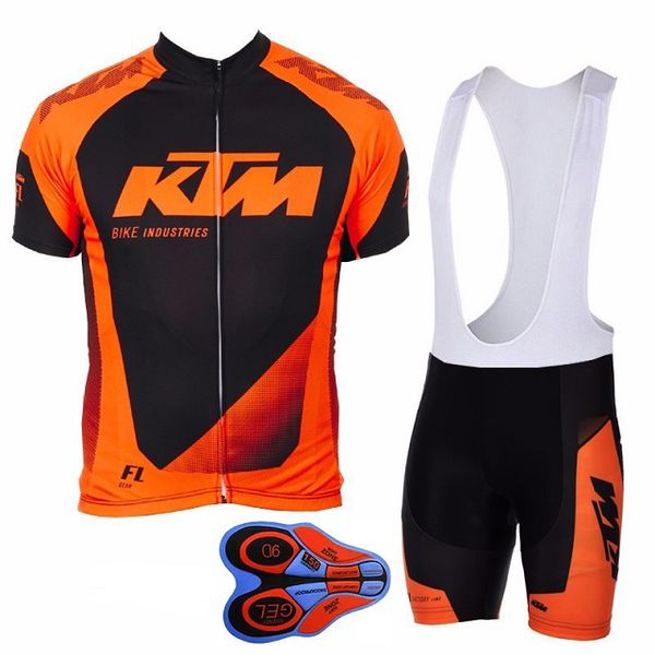 

Новый KTM pro велоспорт Джерси 2017 9D гель pad дышащий быстросохнущие велосипед Майо ropa