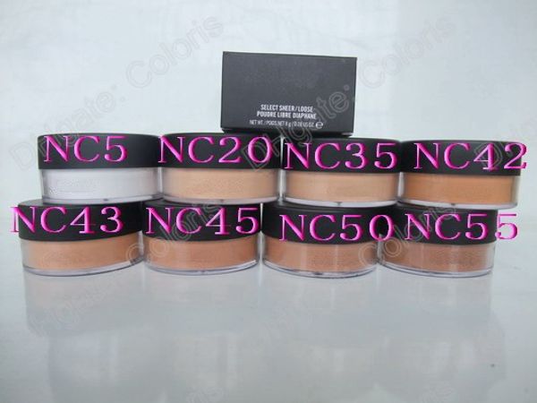 

select sheer loose poudre libre diaphane loose powder foundation 8g mini order 10pcs
