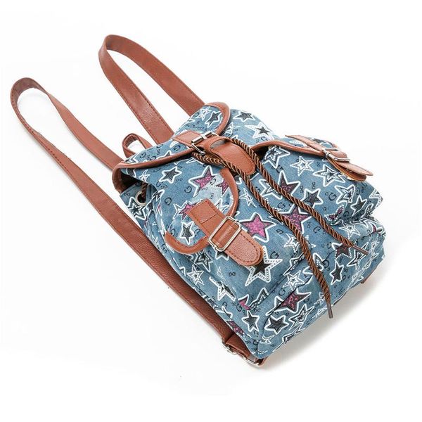 denim backpack for girls