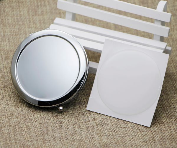 

зеркало карманное blank зеркало для макияжа dia 58mm увеличительное зеркало с эпоксидной смолы наклейки серебряный miroir # 18413-1 бесплатн