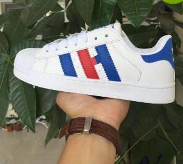 

2018 autumn fashion men women original superstar super shoes golden size 36-44 skateboarding shoes flat shoes drop, Black