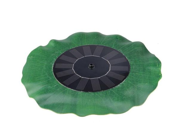 Acheter 7 V 14 W Lotus Leaf Flottante Pompe à Eau Jardin Des Plantes Darrosage Power Fountain Pool Fish Pond Fontaine Décoration Par Birdbath De