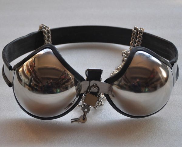 

belt bra metal for chastity clothes hollow toys devices female adults fetish bra games steel products for women breast b cmtd
