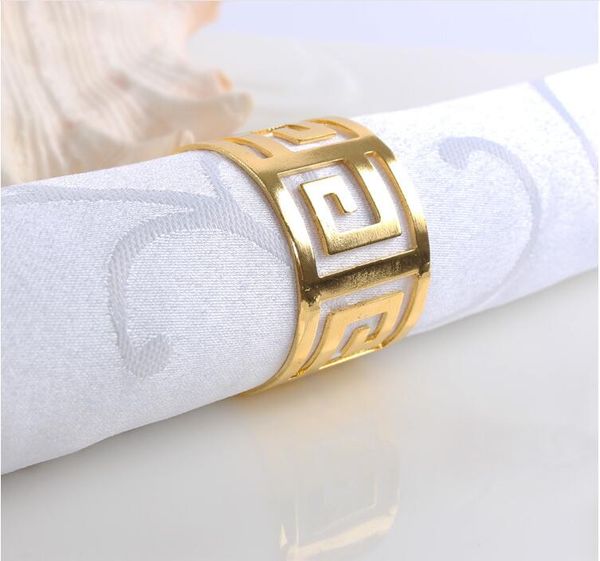 

новый дизайн металла из нержавеющей стали кольца для салфеток отель wedding party supplies таблица украшения аксессуары салфетка ткань кольц