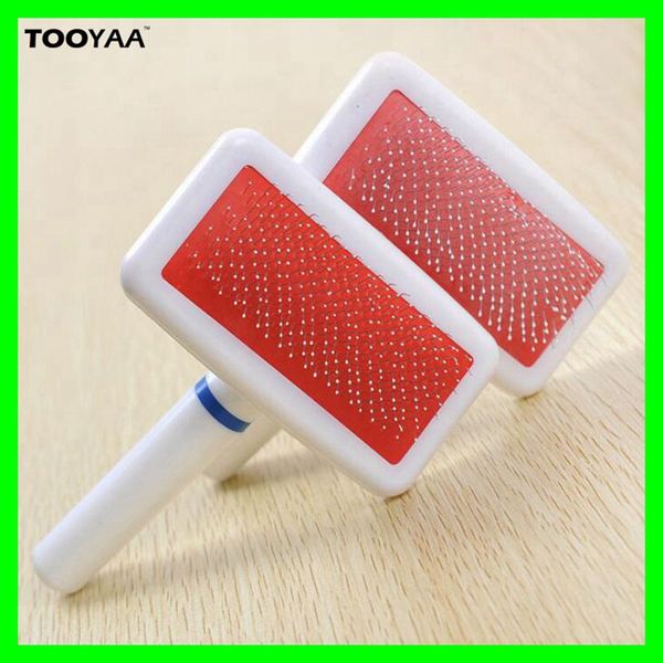 

plastic pet dog hair grooming combs needles puppy dog brushes with needles for beauty pets supplies