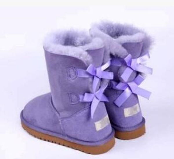 

2017 christmas promotion womens boots bailey bow boots 201 new 3280 snow boots for women, Black