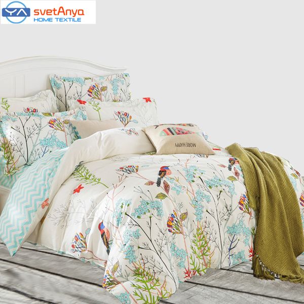 Wholesale Svetanya Duvet Cover Set Without Comforter Pastoral Bird