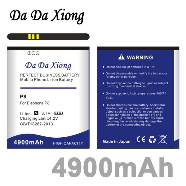 

Da Da Xiong 4900mAh for Elephone P8 Battery for STAR N9000 N9000+ N9800 N3+ phone