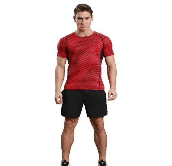 

men's sports t-shirt short-sleeved comfortable stretch wear sweater 2017 new