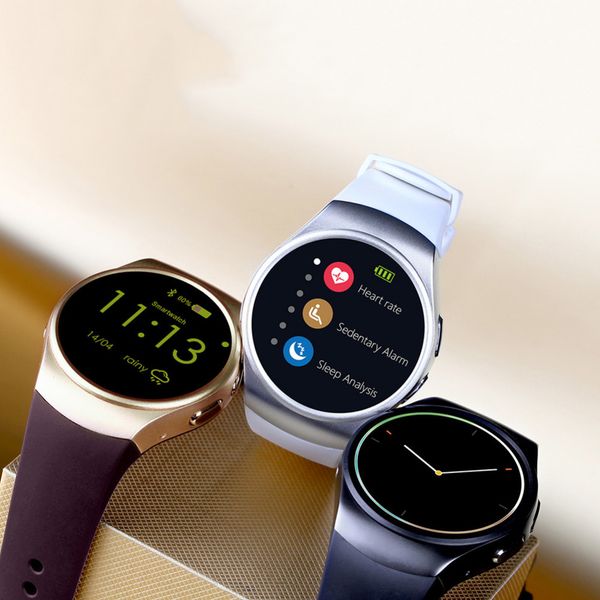 

KW18 Bluetooh Smart Watch Монитор сердечного ритма Поддержка SIM-карты TF SmartWatch для iPhone Samsung Huawei Gear S2 Android SmartWatch бесплатно Shipp