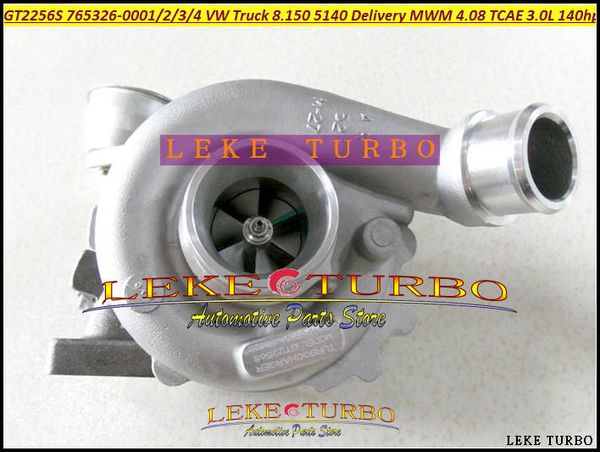 Турбокомпрессор GT2256S 765326-0001 765326-5002S 765326-5002S 765326 Turbo Turboatleger для Volkswagen VW Truck Truck 8.150 5140 Доставка 08 для MWM 4.08 TCAE 3.0L