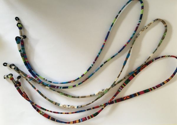 

12pcs/lot eyeglass ethnic cotton cord spectacle string eyewear retainer sunbath sunglass lanyard