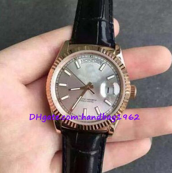 

luxury 2813 movement watch automatic stainless steel men watch 114060-97200 black sapphire with original box papers, Slivery;brown