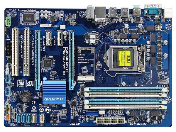 

Оригинал для гигабайтных плат GA-Z77P-D3 LGA 1155 DDR3 Z77P-D3 32 ГБ USB3.0 Z77 настольная материнска