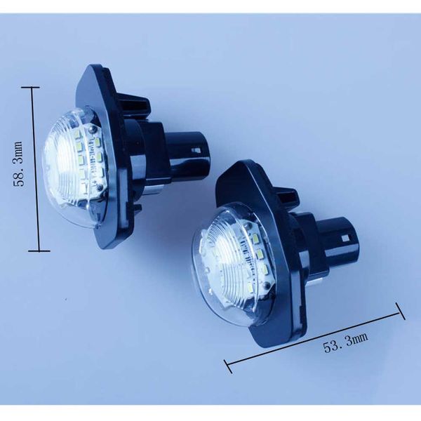 

car 18smd led license plate lamp light for alphard corolla atis ist scion sienna