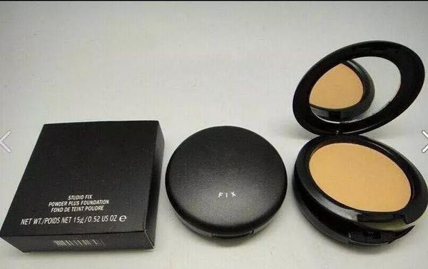 

makeup studio fix powder cake plus foundation, compact foundat, face powder + puffs , 15g ing