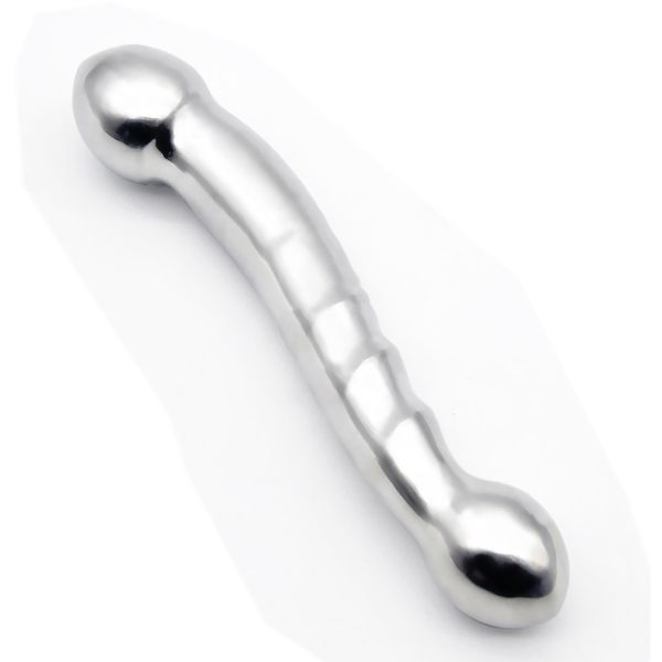 Maschio Femmina Solido acciaio inossidabile 316L Plug anale Pesante ano Bead Fetish Castità Giocattoli del sesso anale Gioco per adulti