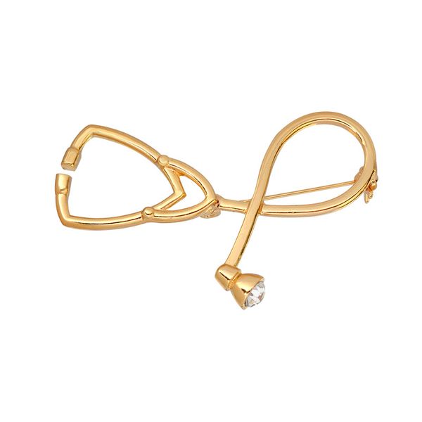 

nurse registered heart beat stethoscope pin brooch badge rn nursery graduation gift, Gray