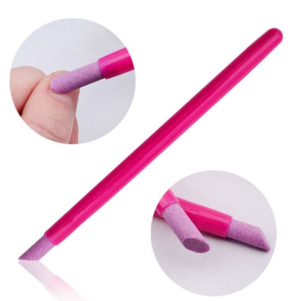 

rose 1pc stone nail file professional nail art equipment manicure stone pusher tools for women
