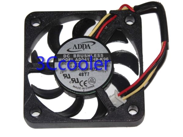 

new original adda 40*40*7mm 12v 0.08a ad0412hb-k96 3wire 4cm heatsink cooling fan