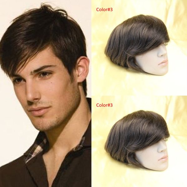 2020 6x8inch Men S Toupee Human Hair Replacement Indian Hair