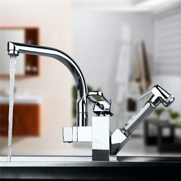 Best Solid Brass Kitchen Mixer Cold And Hot Tap Single Hole Solid Brass Kitchen Mixer Cold And Hot Tap Single Hole Water Faucet Torneira