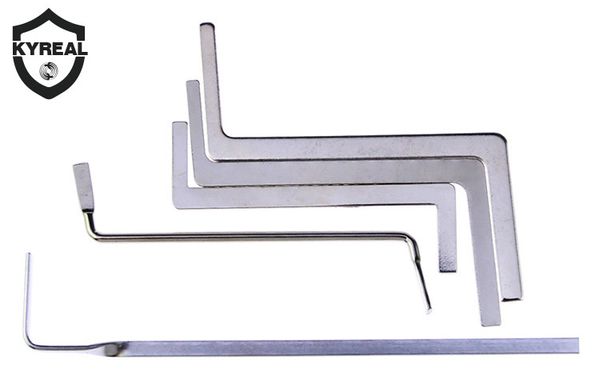 Heißer Verkauf 5 Stück Schlosserwerkzeuge Multifunktions-Metallspannstange/Puchstange Tubestension Wrench Lock Pick Locksmith Supply