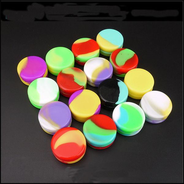 

Wholesale Nonstick Wax Container Silicone Bottle 3ml 7ml 9ml Silicone Container Food Grade Jars Dab Tool For Concentrate oil Free Shipping