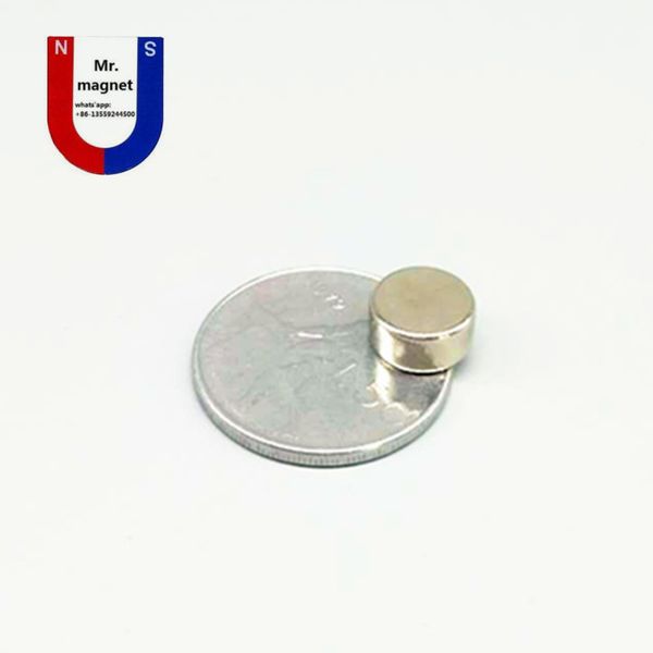 50 Stück d10x5mm d10x5 105mm d105 10x5mm 10mmx5mm 10x5 105 n35 starker Neo-Neodym-Permanentmagnet aus seltenen Erden