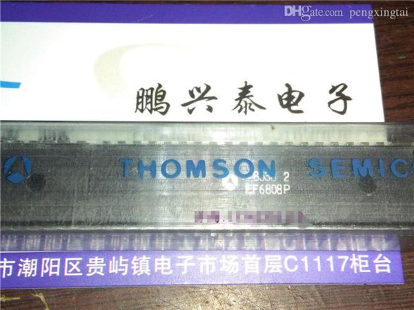 EF6808P, Circuito integrado MC6808P Thomson 6808. Vintage 8-bit, microprocessador. EF6808. Dupla em linha 40 pin mergulhar / pdip40 chips ic