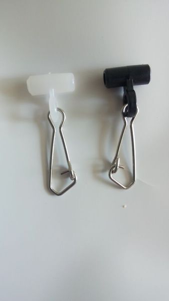 

fishing leader slider snap zip slider with hooked snap
