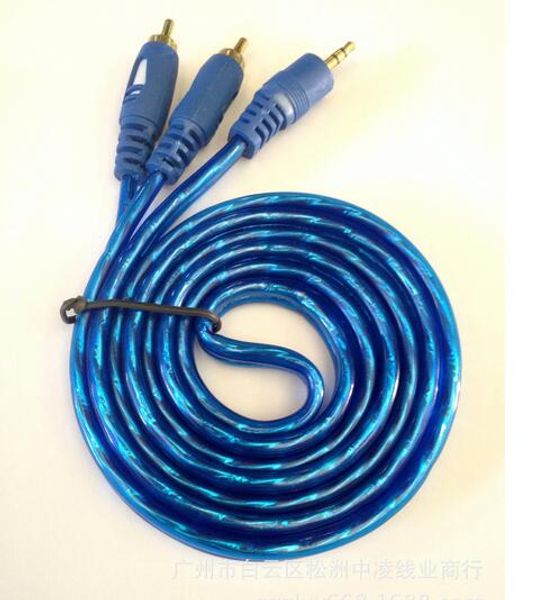 

electronics original 3.5mm to 2rca male aux cable gold plated 3.5 jack audio rca cables for mp3 tv sound speakers 1.5m