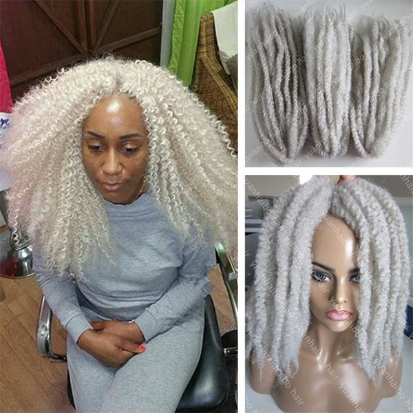 2019 Large Stock 20inch Silver Gray Marley Braiding Twist