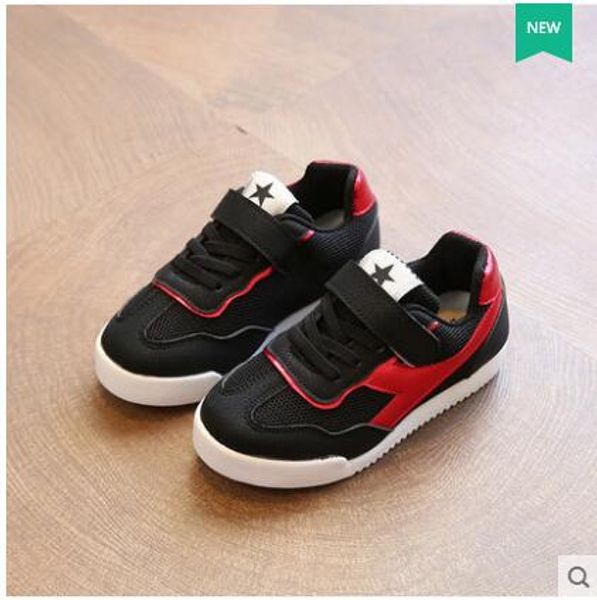 

2016 autumn children's shoes, girls' breathable net shoes, boys' net noodles, casual shoes, big children, single shoes