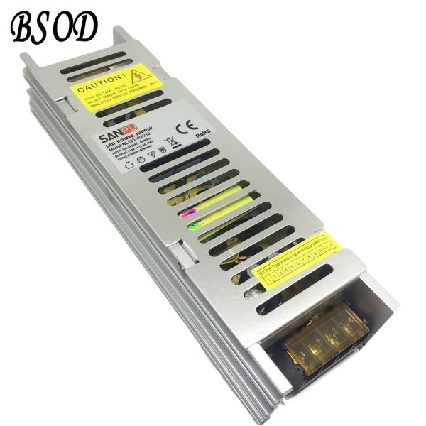 SANPU 150 W DC12V/DC24V Schaltnetzteil AC zu DC LED-Beleuchtungstransformator NL150-W1V12, ultradünnes Aluminiumgehäuse, 12,5 A MAX-Treiber