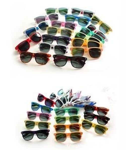

20pcs classic style sunglasses womens sun glasses mens glasses modern beach sunglasses classic multi color sunglasses, White;black